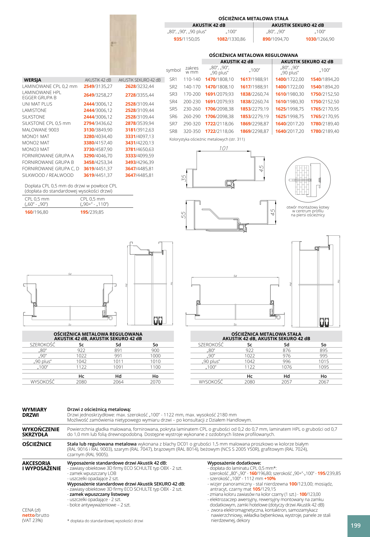 AKUSTIK SEKURO 42 dB