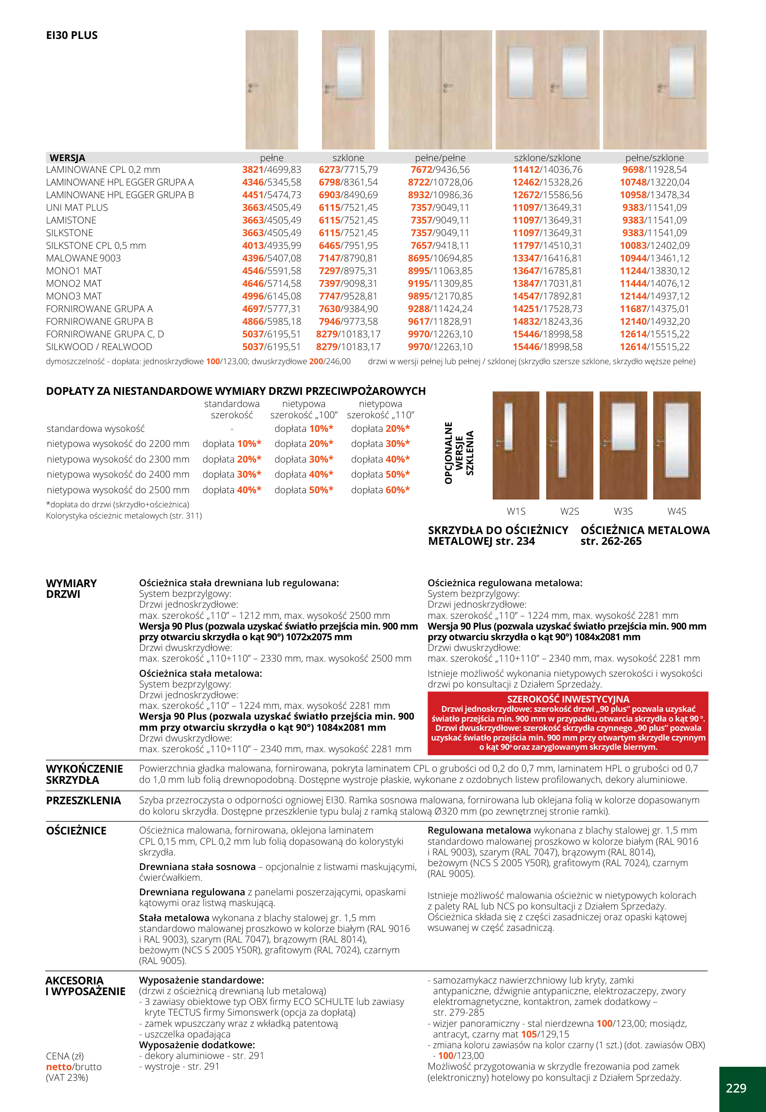 EI30 PLUS BEZPRZYLGOWE