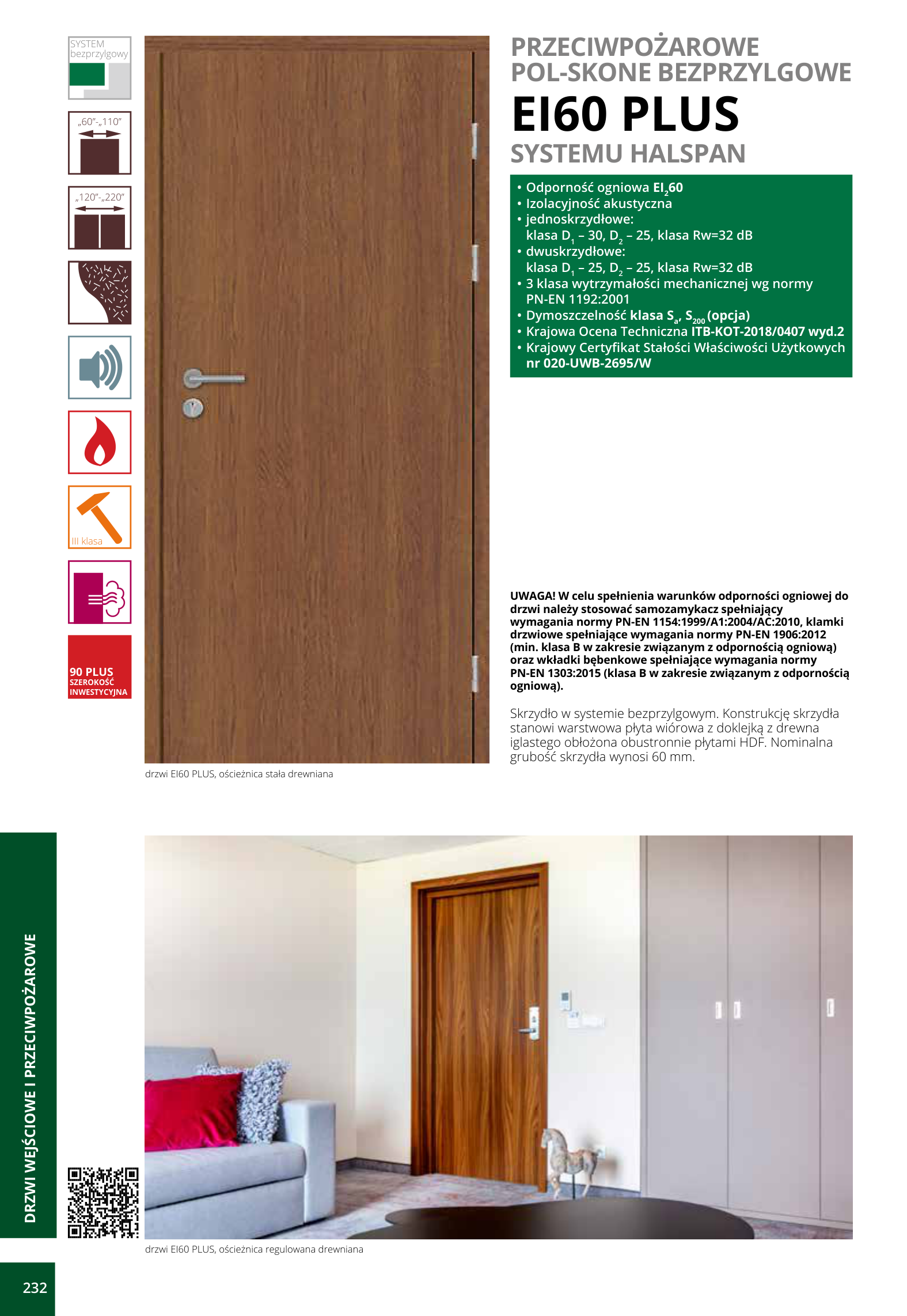 EI60 PLUS BEZPRZYLGOWE