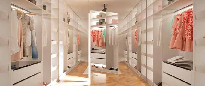 POL-SKONE HARMONY UKRYTE MIRROR Hidden Doors