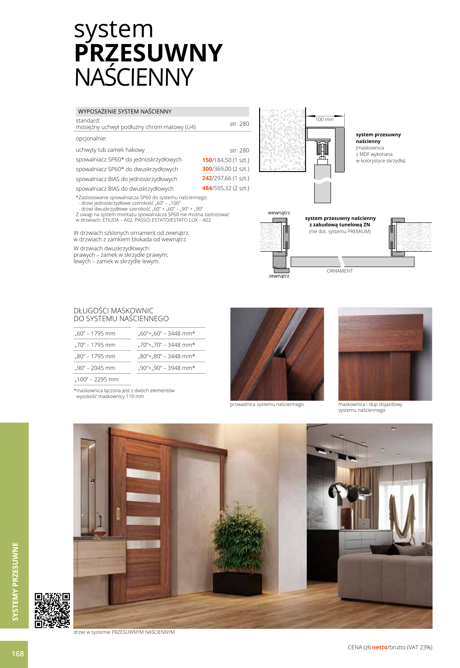 System Przesuwny Naścienny