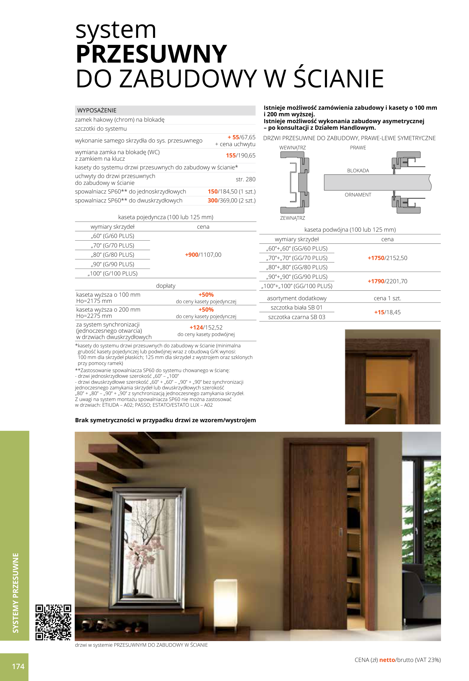 System Przesuwny do Zabudowy w Ścianie