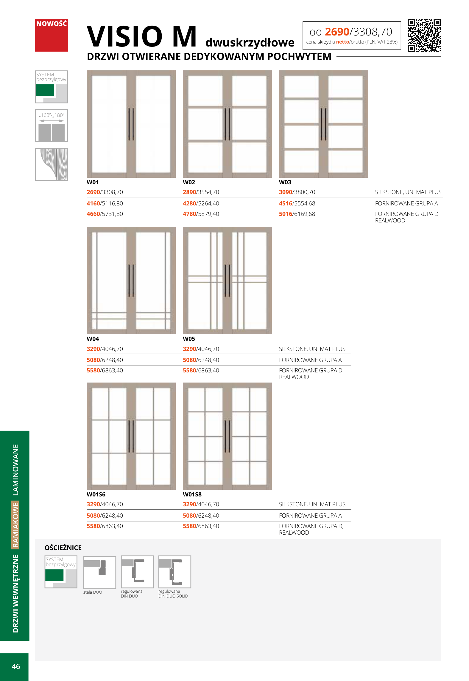 VISIO M dwuskrzydłowe