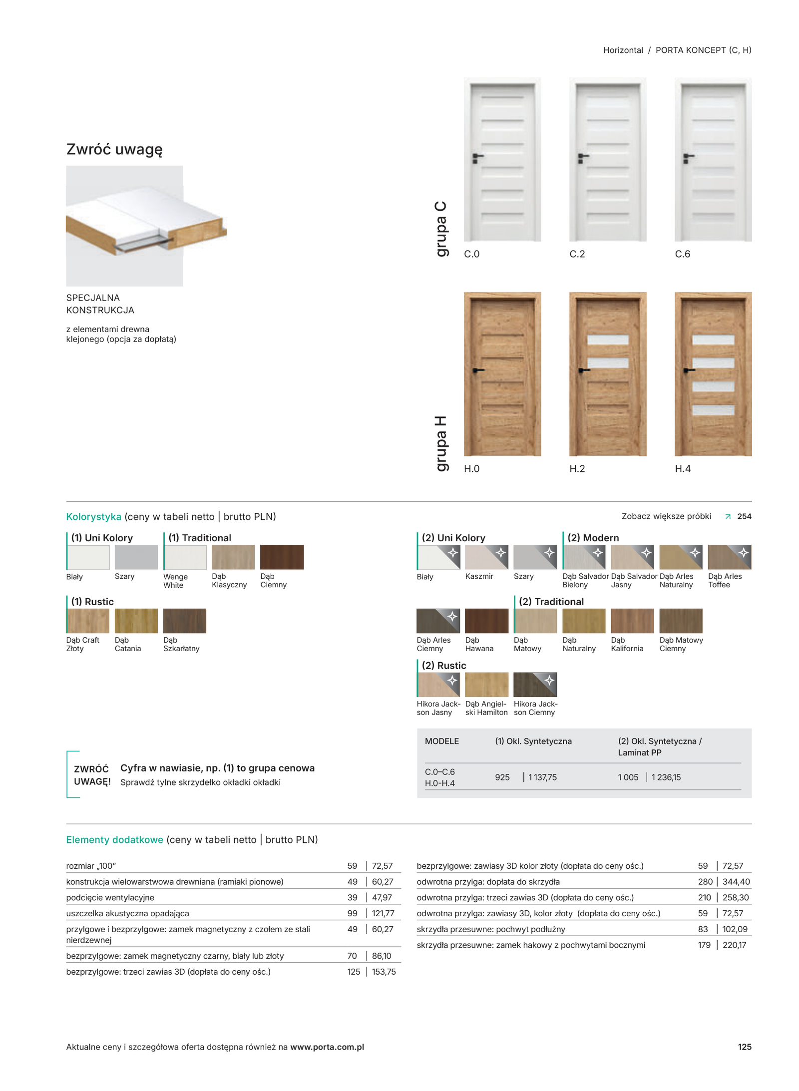 PORTA KONCEPT gr. C i H