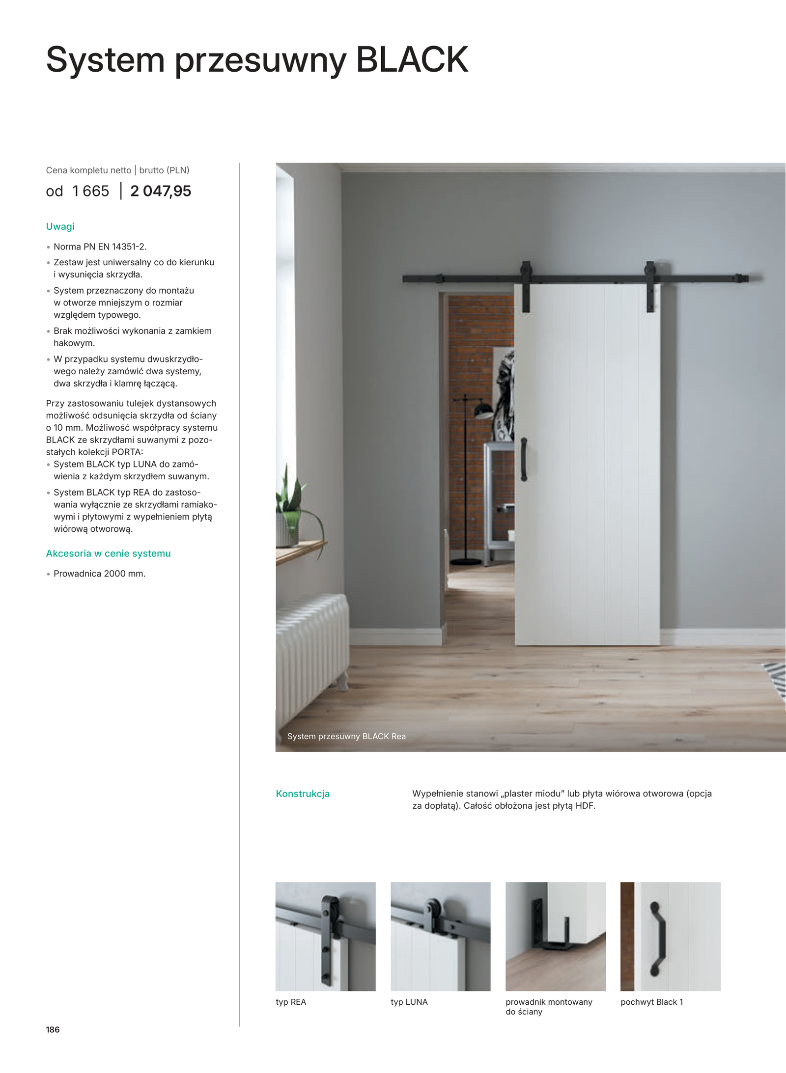 System przesuwny BLACK