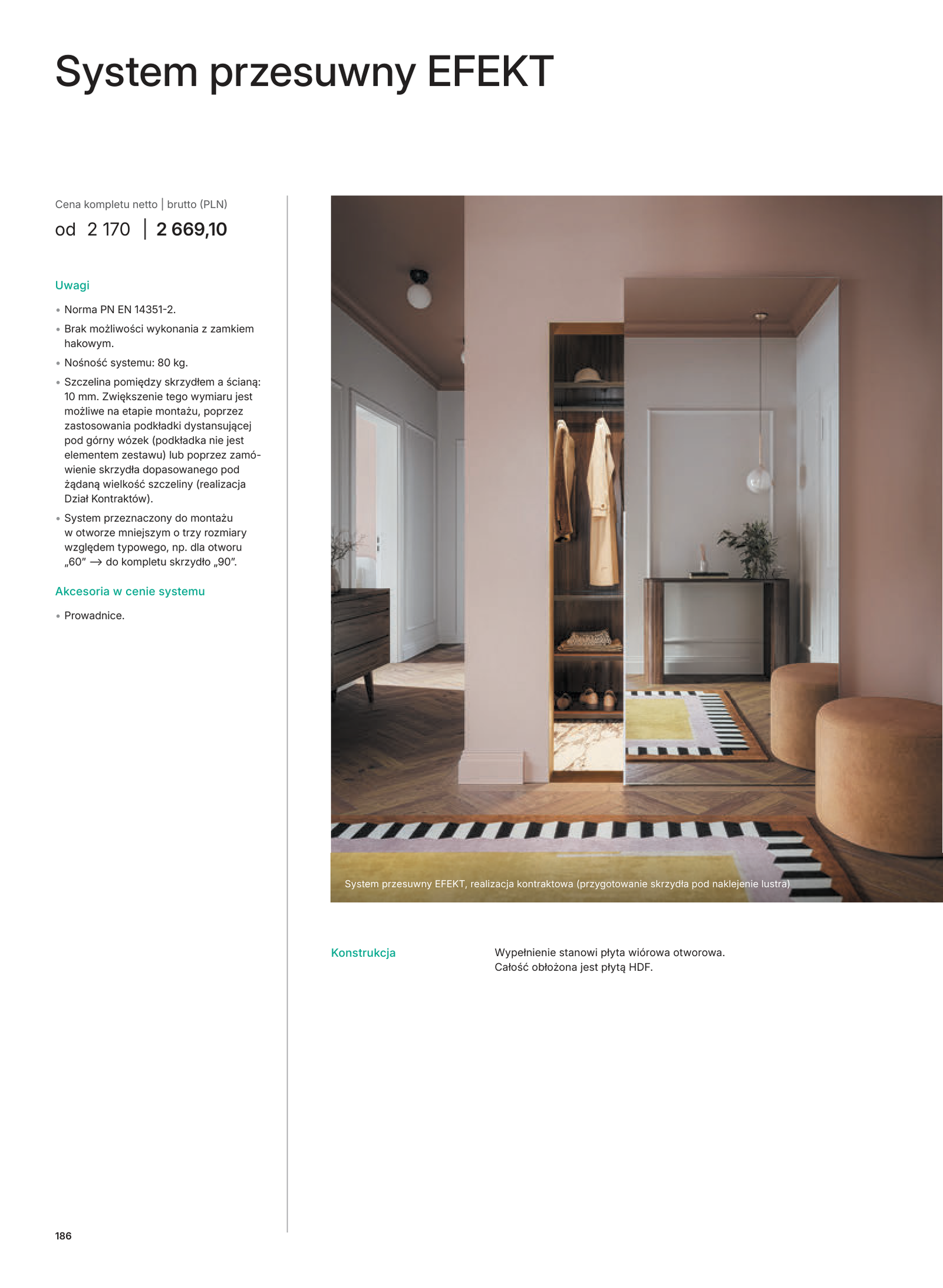 System przesuwny EFEKT