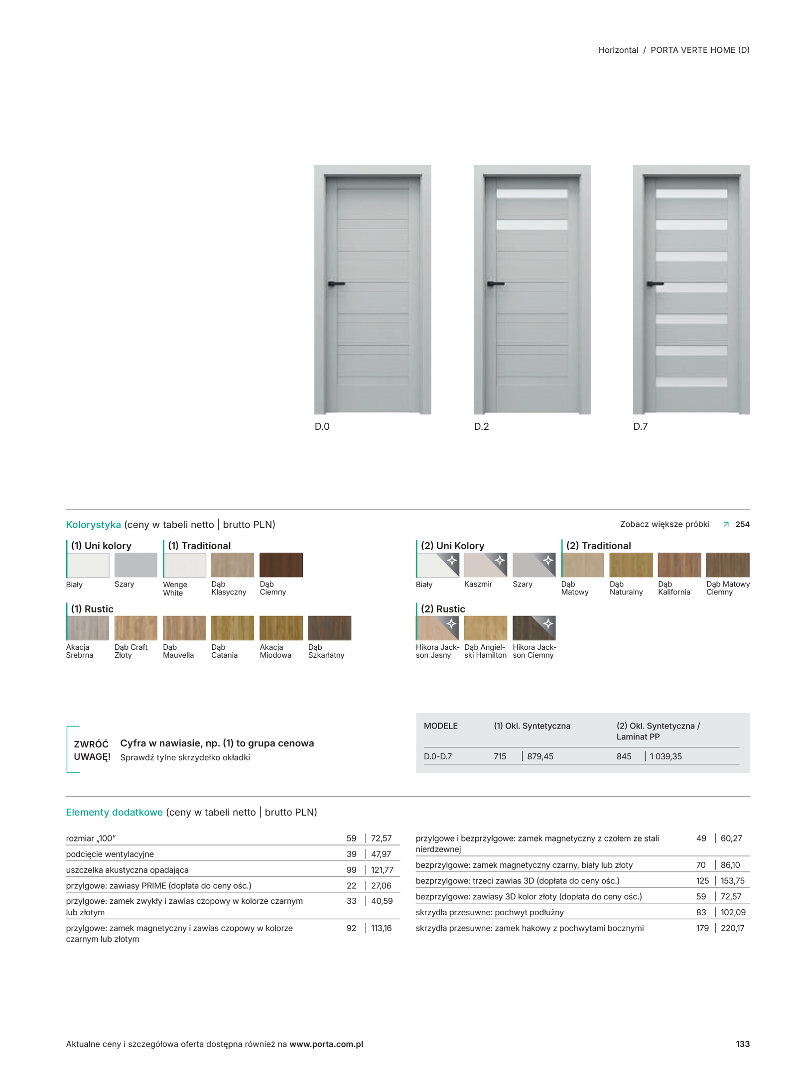 PORTA VERTE HOME gr. D