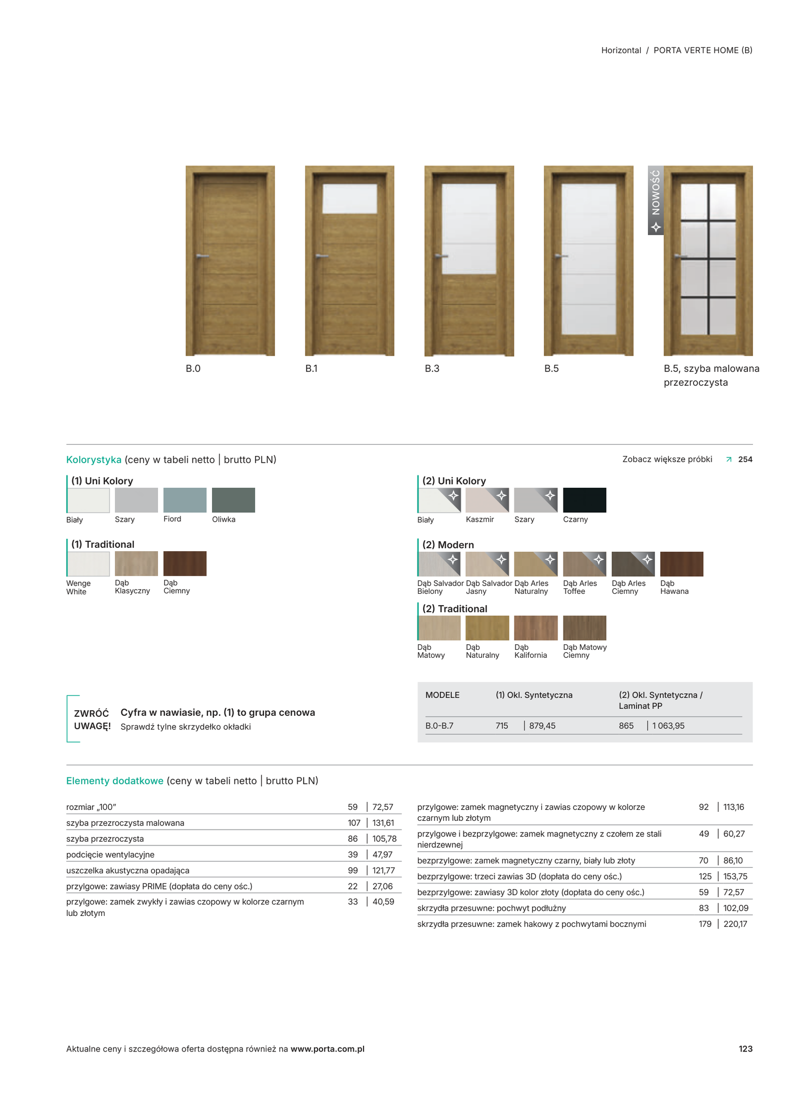 PORTA VERTE HOME gr. B