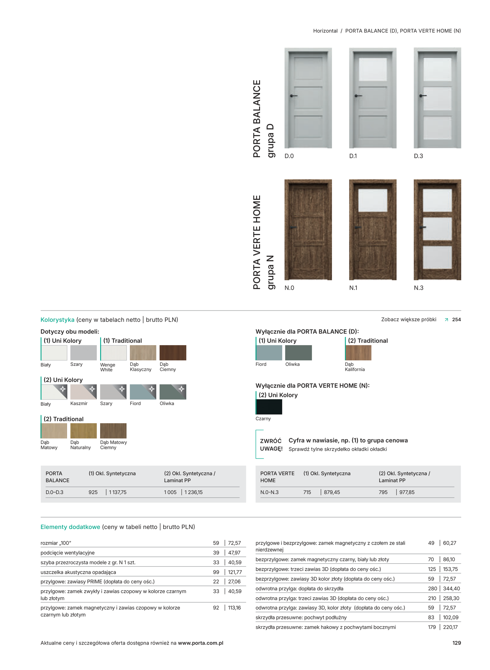 PORTA VERTE HOME gr. N