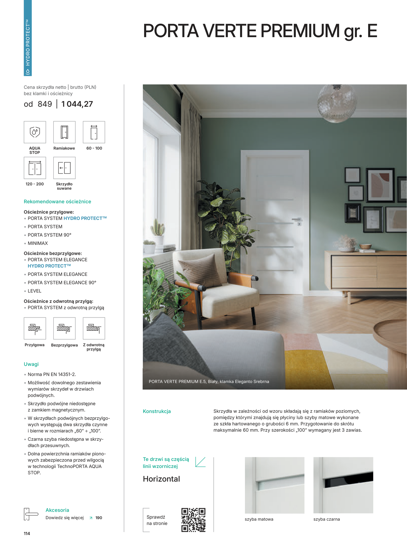 PORTA VERTE PREMIUM gr. E